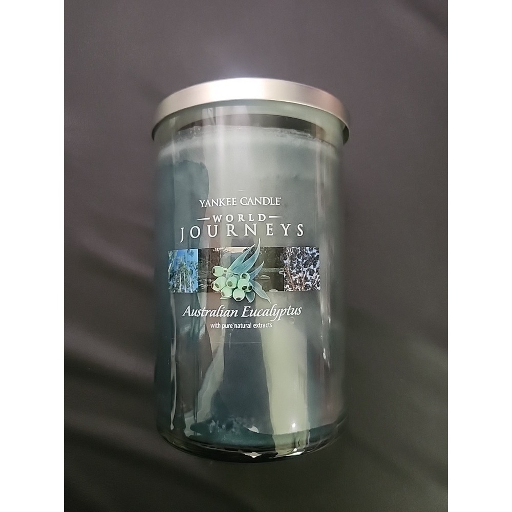 New‎ Rare Retired Yankee Candle Australian Eucalyptus 22 Oz. 2 Wick Candle World